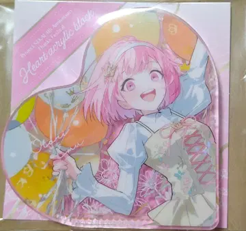 N*.님 프로세카 감사제 하트형 아크릴 블록 쿠사나기 네네