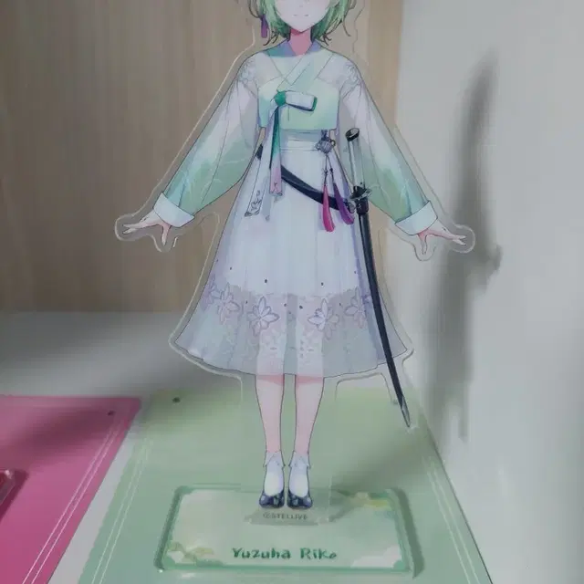 스텔라이브 한복 아크릴 스탠드 유즈하 리코