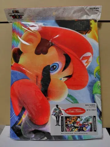 마리오 카트 빅 타월 약 70 x 160cm