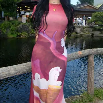 레어 YELLO Disney FANTASIA DRESS