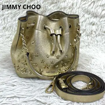 JIMMY CHOO 숄더백 봉봉 2way 스터드 버킷