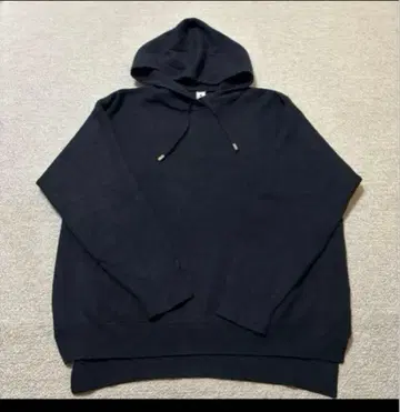 Boogie 니트 후드티 블랙