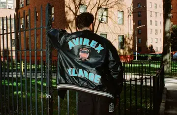 AVIREX x XLARGE 가죽 자켓 M