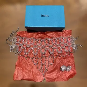 imac 크리스탈 초커 & 귀찌 세트