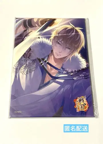 [ 미개봉 ] 이케멘 전국 우에스기 겐신 탁상 양철 플레이트 이케센