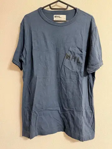 MHL. / 네이비 / 티셔츠 / 포켓 부착