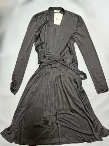 [ 미착용 택 포함 ] ISSA 네이비 긴팔 원피스 UK 6 / US 2