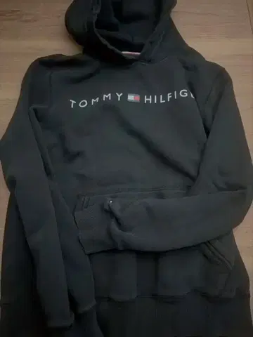 TOMMY HILFIGER 블랙 후드티 M