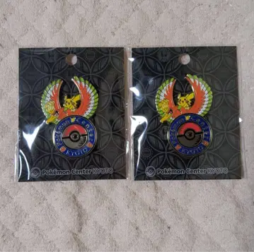 포켓몬 센터 교토 한정 로고 핀즈 2개 세트