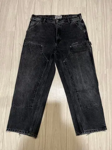 ZARA RHUIGI 블랙 워크 팬츠