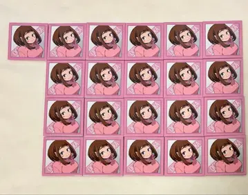 나의 히어로 아카데미아 bones 마름모 캔뱃지 우라라카 오챠코