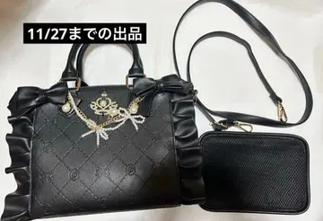 Palelfy 파르엘피 모노그램 공주 이타백 블랙