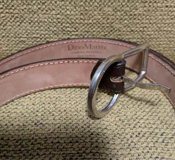 DinoMarta 브라운 가죽 벨트