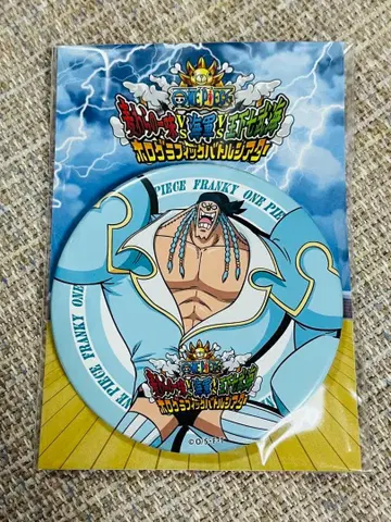 프랭키 원피스 홀로그래픽 배틀 극장 캔뱃지 오다이바 한정판 야라