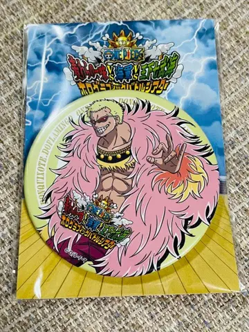 도플라밍고 원피스 홀로그래픽 배틀 극장 캔뱃지 오다이바 캬라