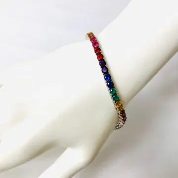 AVALANCHE 아발란체 레인보우 테니스 팔찌