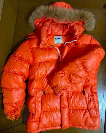 CAMP7 오렌지 다운 자켓