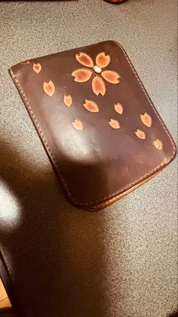 알즈니 접이식 지갑 벚꽃