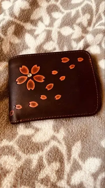 알즈니 접이식 지갑 벚꽃