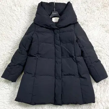 컨디션 최상 빅 사이즈 ef-de 롱 다운 코트 숄카라 블랙 XL