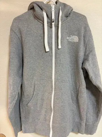 THE NORTH FACE 그레이 풀 집업 후드티 S