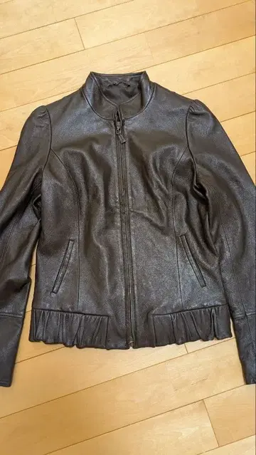 로트레아몽 라무 양가죽 자켓 블랙 사이즈 3