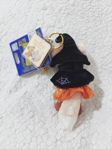 상하이 디즈니 한정판 헬로윈 마녀 리나벨 봉제 인형 키링