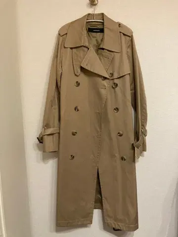 미사용 새상품 저널 스탠다드 스테디셀러 베이지 트렌치코트 안감 부착 M
