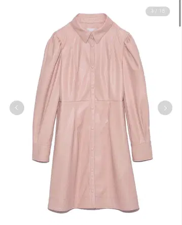 [ 새상품 ] 셀포드 인조 가죽 원피스 손세탁 가능