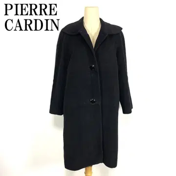 LA3581 피에르 가르뎅 롱 코트 울 계열 안감 있음 블랙 9