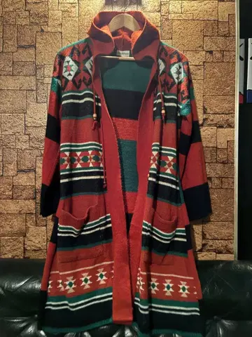 60-70s Sears JR Bazaar 시어스 네이티브 무늬 빈티지