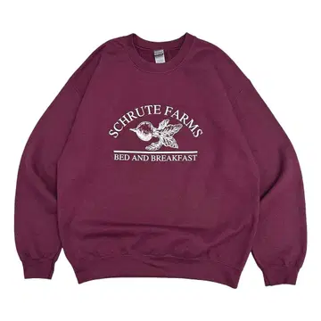 빈티지 맨투맨 미국 채소 농장 기업 로고