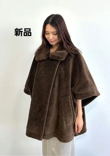 새상품 보아 케이프 코트