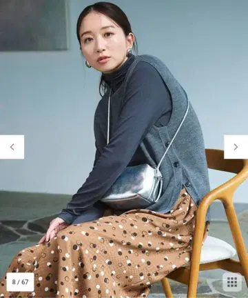 [ 새상품 ] UNFILO 앙피로 코튼 캐시미어 터틀넥 티셔츠