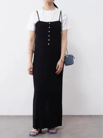 [ 새상품 ] SHENERY 시너리 리브 니트 타이트 맥시 원피스 38