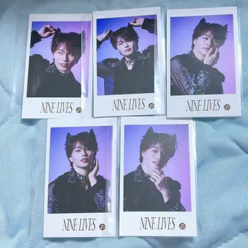 초특급 마사히로 NINE LIVES 미니 사진 컴플리트 5장 세트