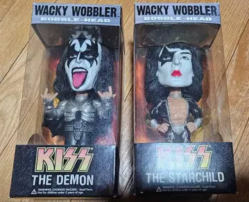 KISS WACKY WOBBLER DEMON STARCHILD SET
