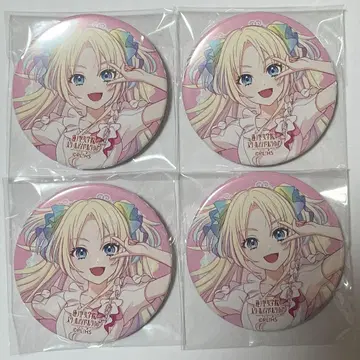 하스노소라 5th 캔뱃지 노바 화이트 오사와 루리노 4개