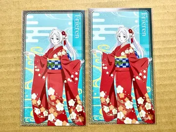 장송의 프리렌 TOHO 10주년 글리터 카드 프리렌 2장 세트