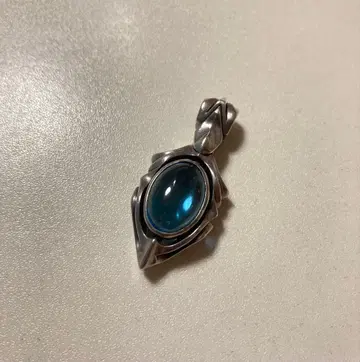 [ 선착순 ] 엠즈 컬렉션 블루 토파즈 목걸이 탑