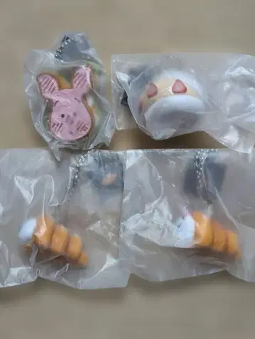 봉제빵 미니어처 키체인 디즈니 가챠 세미 컴플리트