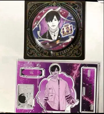 카구라바치 아자미 벌스데이 아크릴 스탠드 캔뱃지 명장면 디오라마 피규어