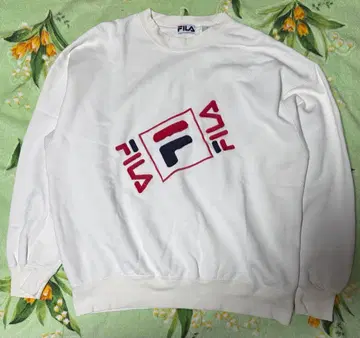 90s 구제 의류 FILA 화이트 트레이닝복 M