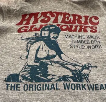 레어 00s HYSTERIC GLAMOUR 바이크 걸 풀 집업 후드티