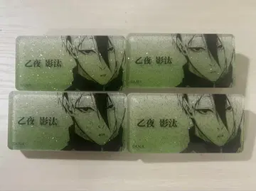 오토야 에이타 네임 배지 블루 록 전시회 4개 세트