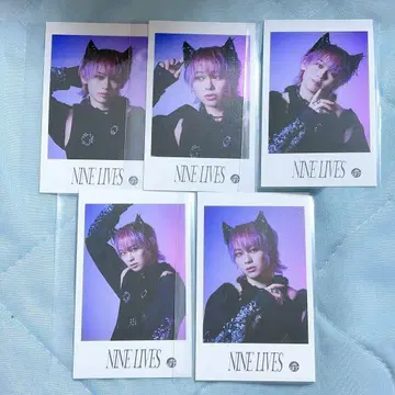 초특급 슈야 NINE LIVES 미니 사진 컴플리트 5장 세트