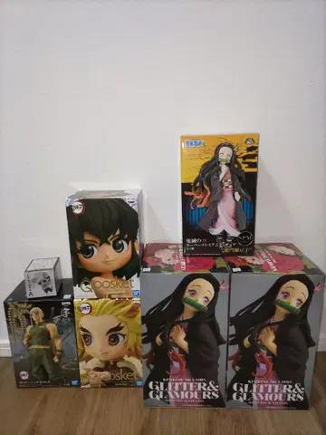 귀멸의 칼날 피규어 세트 카마도 네즈코 외