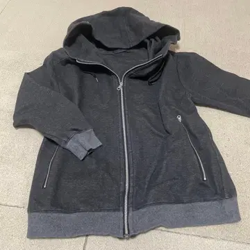 스콧 클럽 집업 후드티