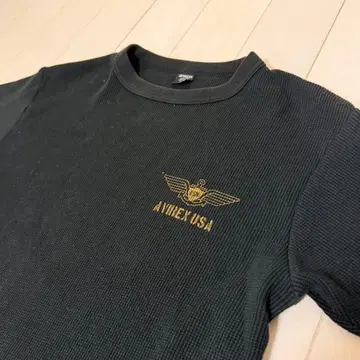 E703 AVIREX 아비렉스 와플 밀리터리 셔츠