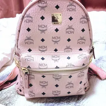 MCM 핑크 백팩